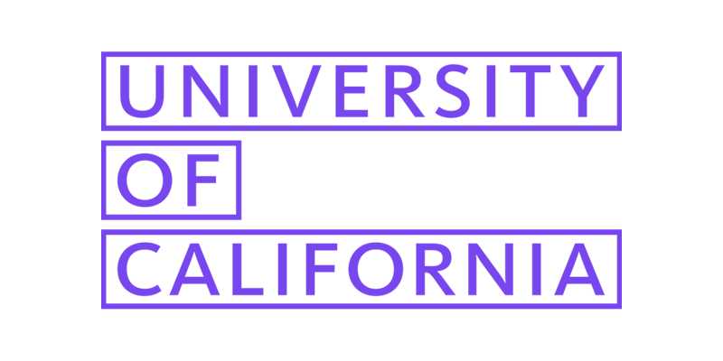 Purple version of University of California's logo.