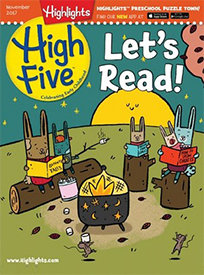 High Five magazine cover.