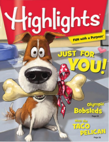 Highlights magazine cover.